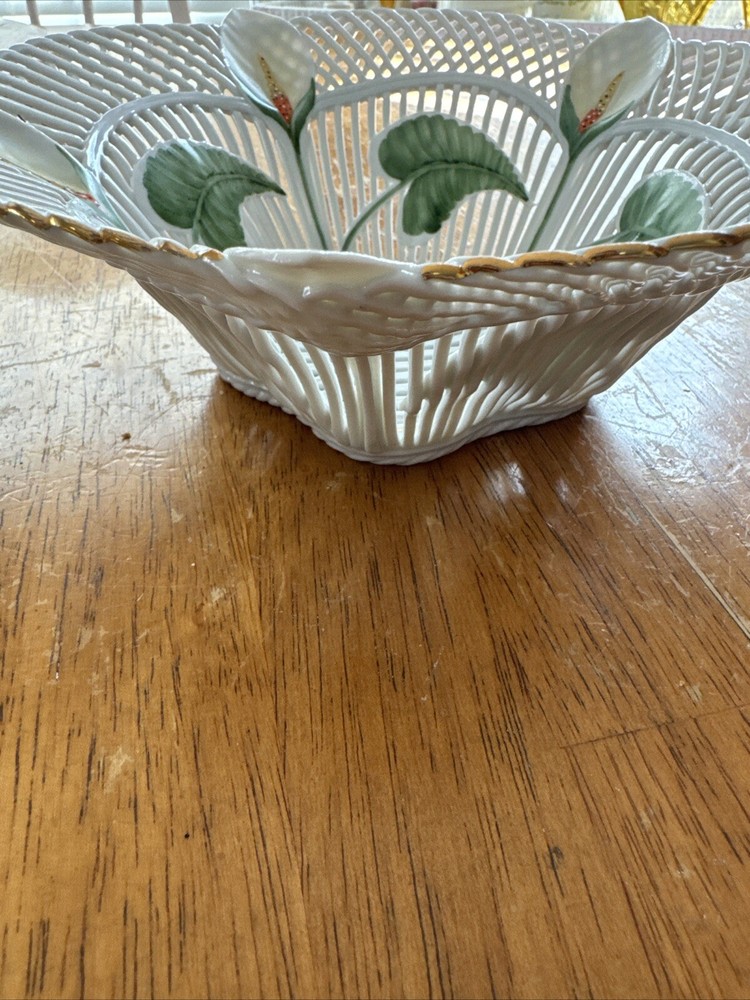 Porceline Handpainted Bowl (Calla Lilly) 1982