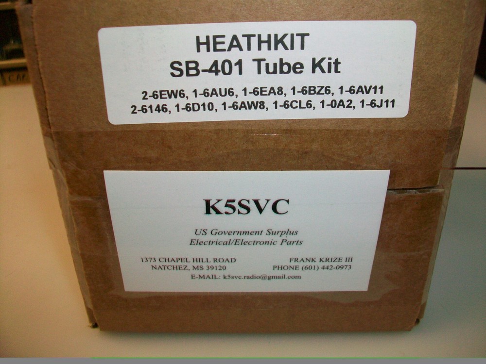 HEATHKIT SB-401 TUBE KIT