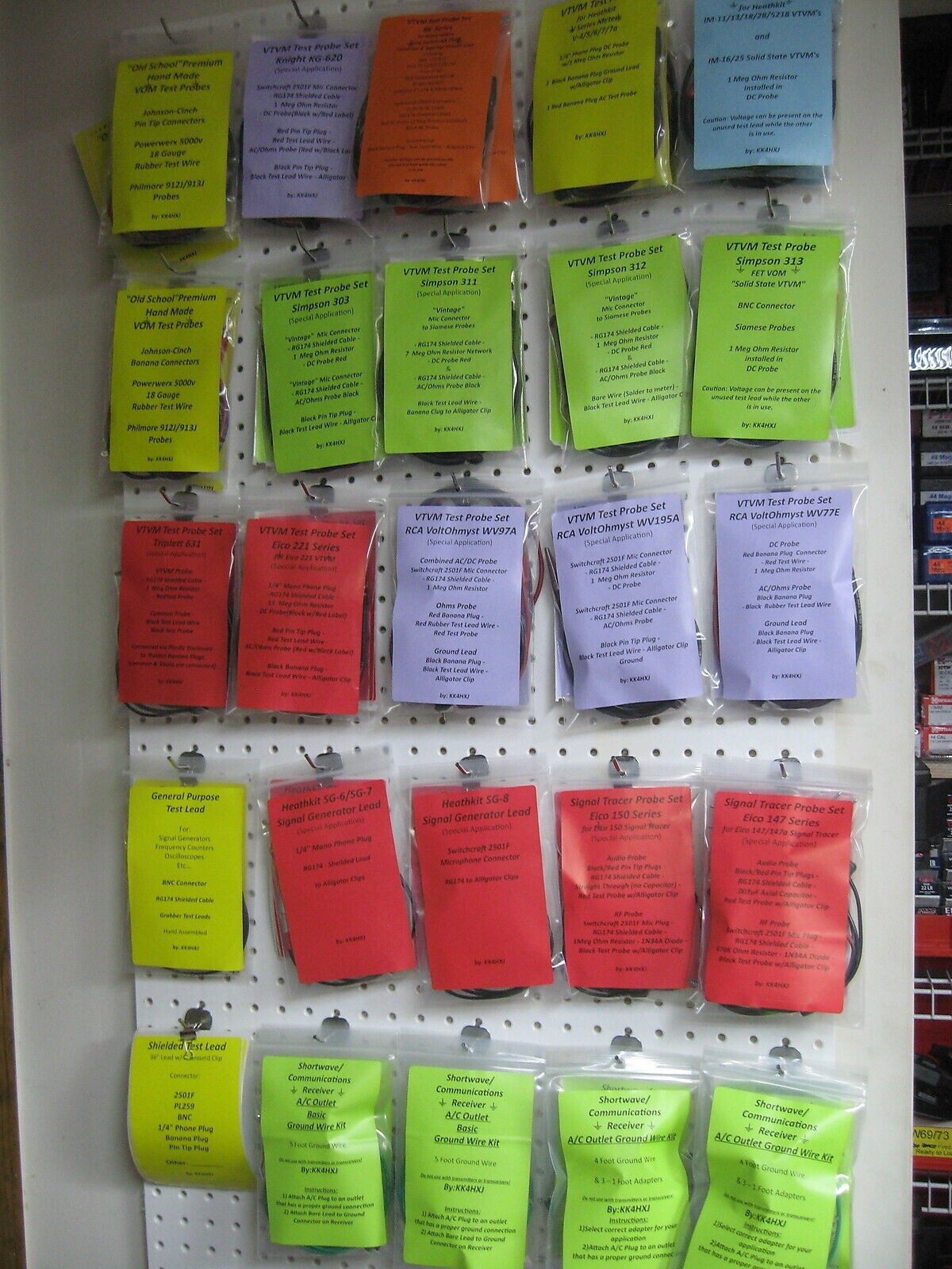 Custom RF & Audio Probe Set for Eico 147/147A & 145A Signal Tracer - Assembled