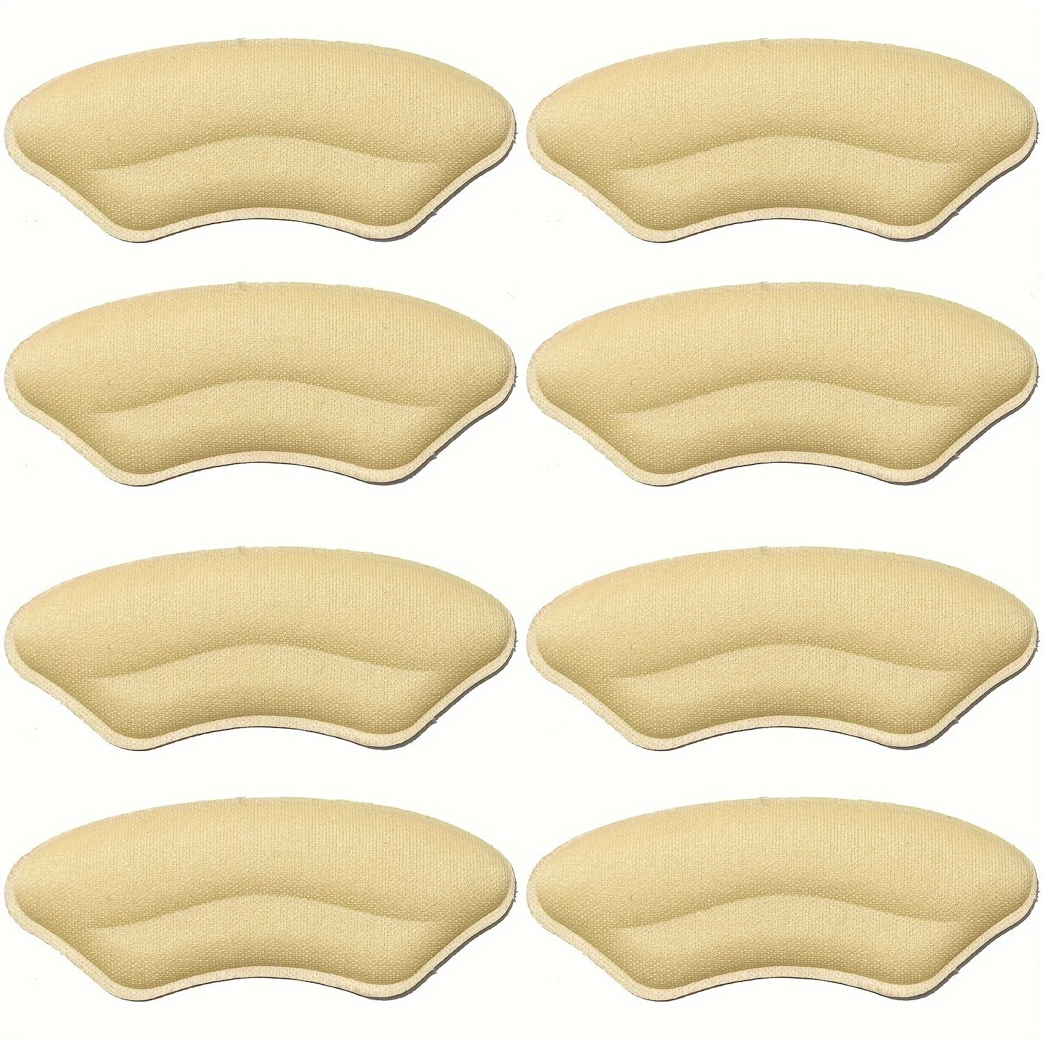8-Pack Heel Pads for Too Big Shoes Self-Adhesive Heel Protectors Heel Inserts