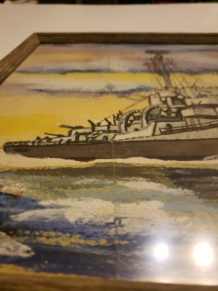 USS Hurst DE 250 Framed Art