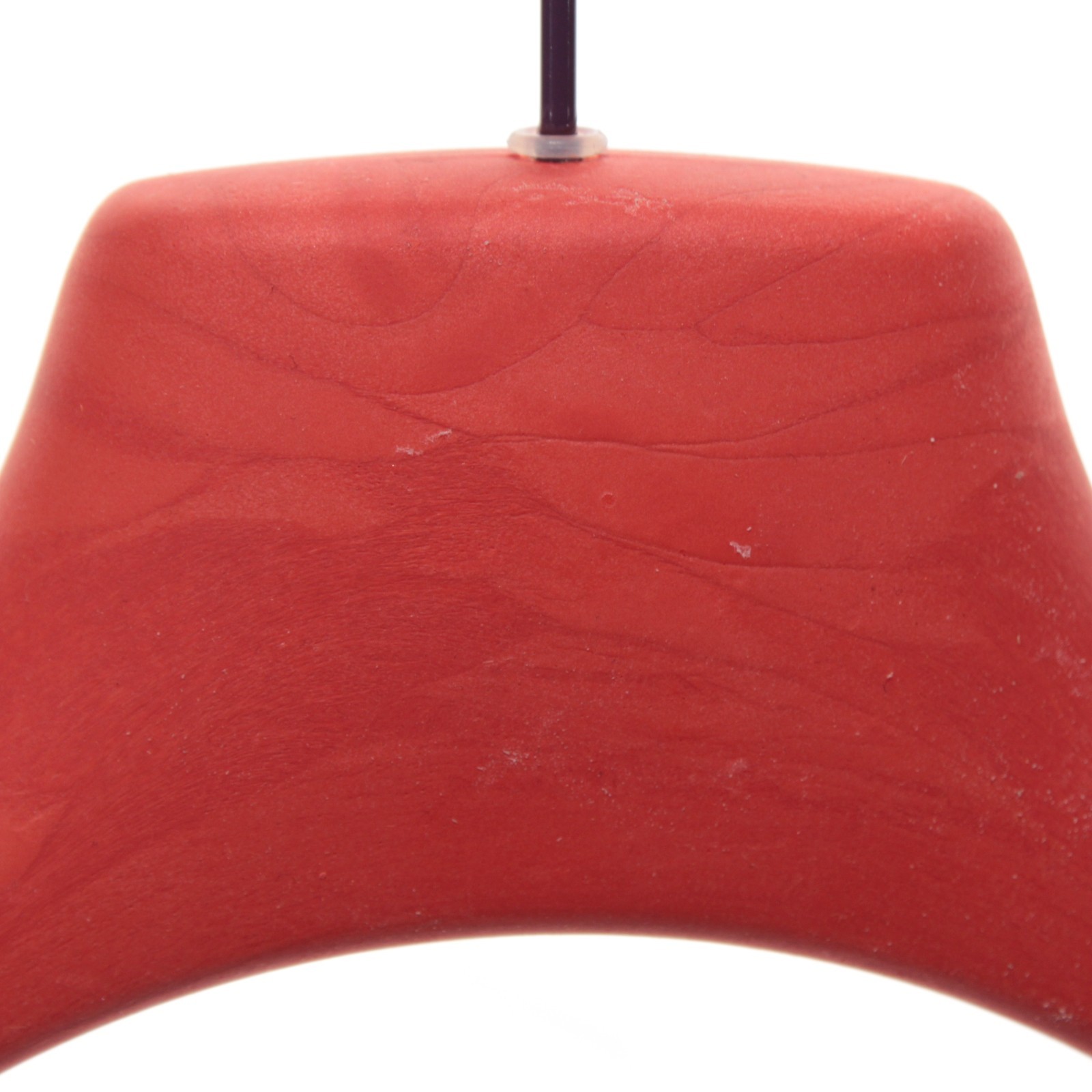 Isaia Suit Hanger Size 40 in Orangey Red with Purple Coral Composite