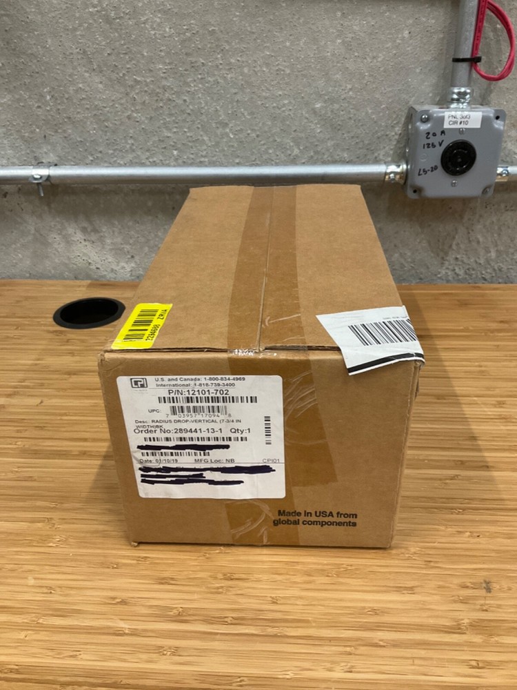 Optical Store Secure 12101-702 Radius Drop Vertical (7-3/4in) BK