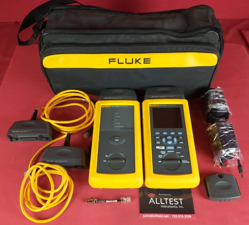 Fluke DSP4000 7683035 CAT 5 Digital LAN Cable Meter