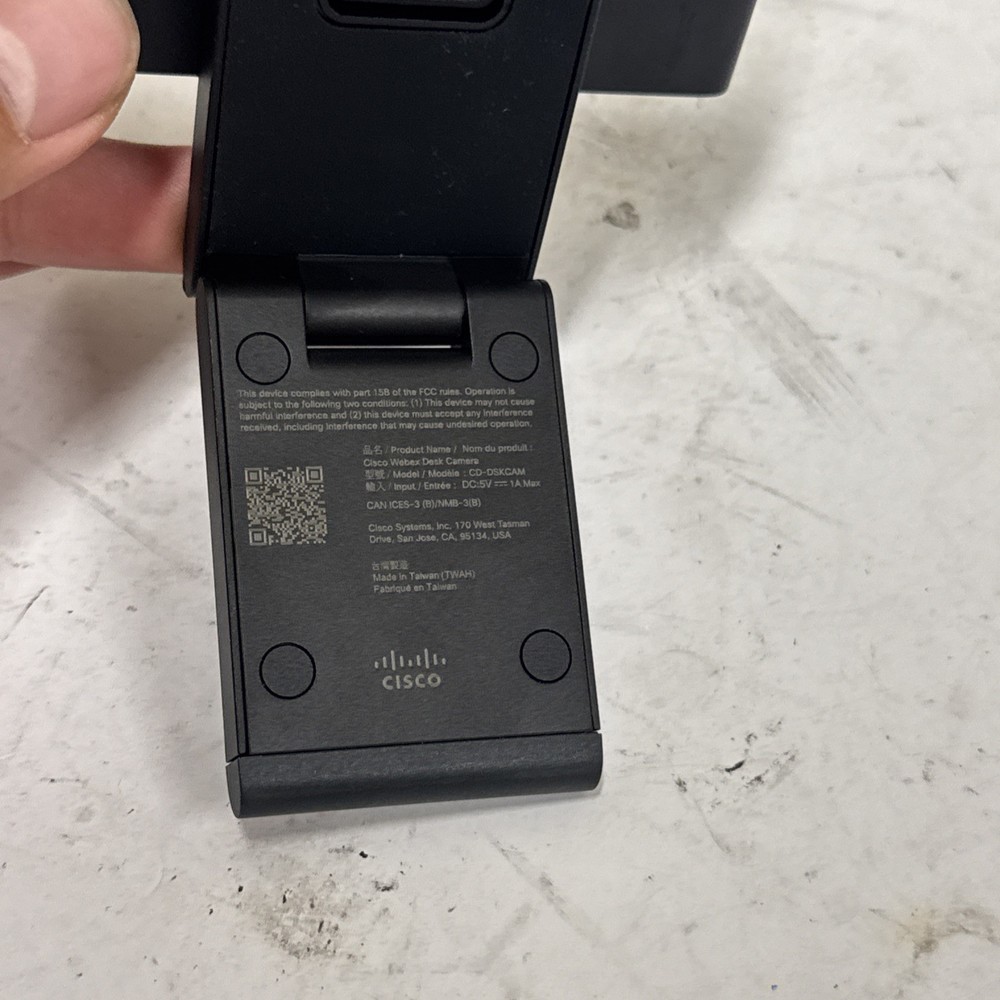 Cisco Webex Desk Camera CD-DSKCAM *Tested Working*