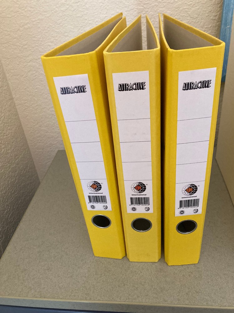 Leitz Binder Lever Arch File, White, Plastic, A4, 80mm Spine,