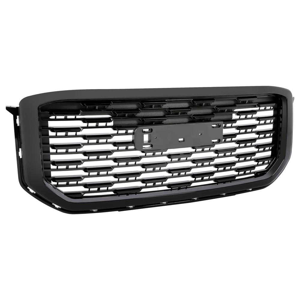 For GMC Yukon Denali Style 2015-2020 22936421 Front Upper Grille Gloss Black ABS