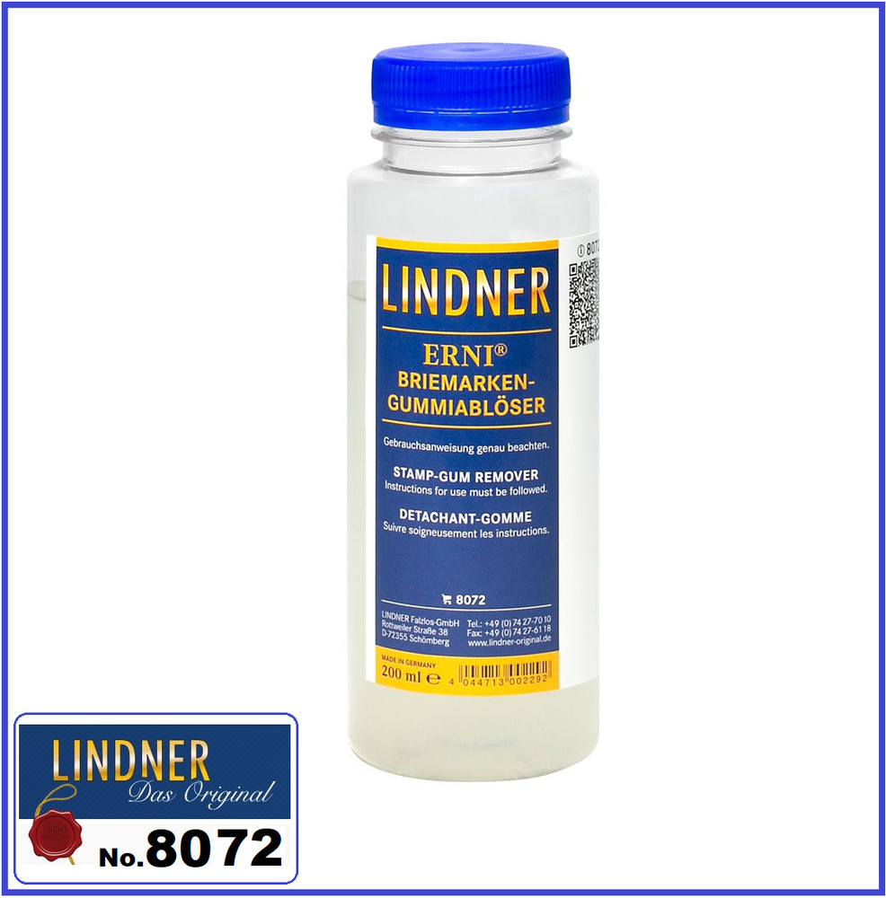 LINDNER 8060 ERNI Stamp Remover without Water 100ml
