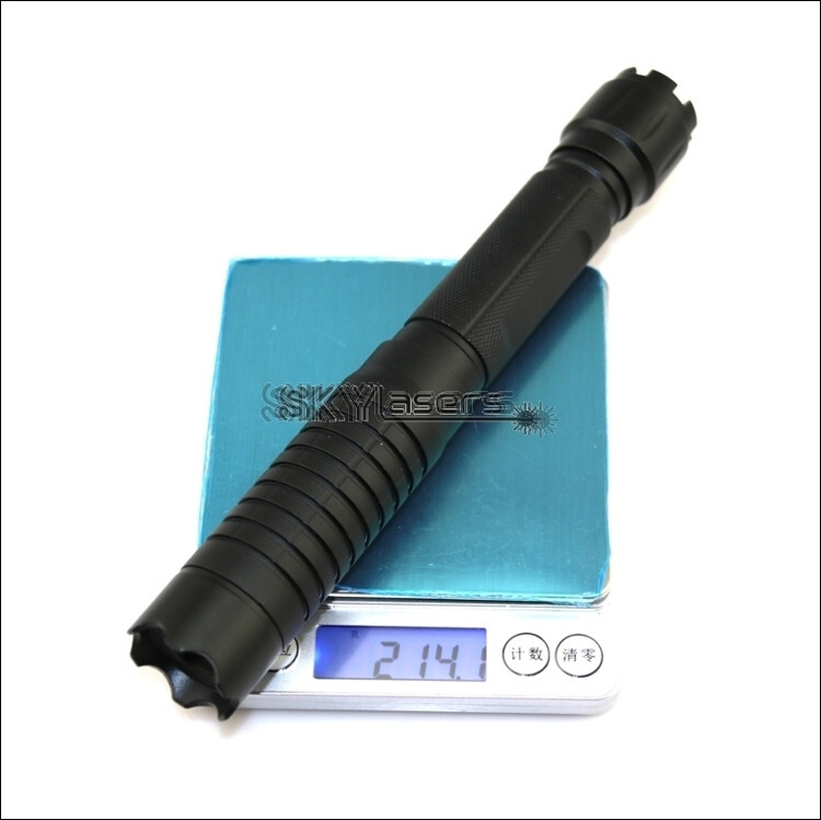 1mw 488nm Cyan Laser pointer Adjustable Focus Visible Beam +Gift Box