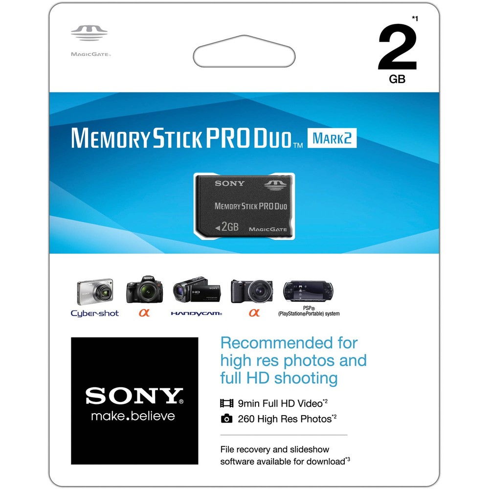 Sony 2GB Memory Stick PRO-Duo MARK2