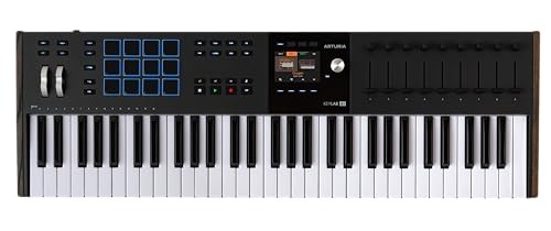 Arturia KeyLab 61 mk3 Professional MIDI Controller and Software (Black)
