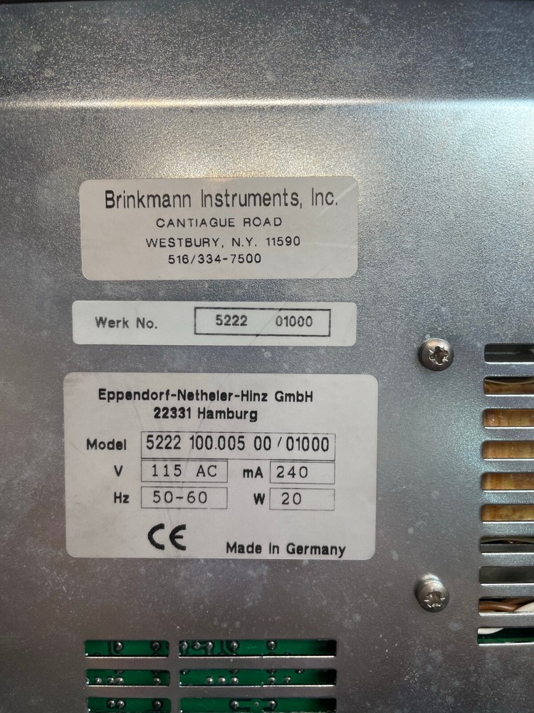 Eppendorf Electronic Dispensing Pipetting System Controller EDOS 5222