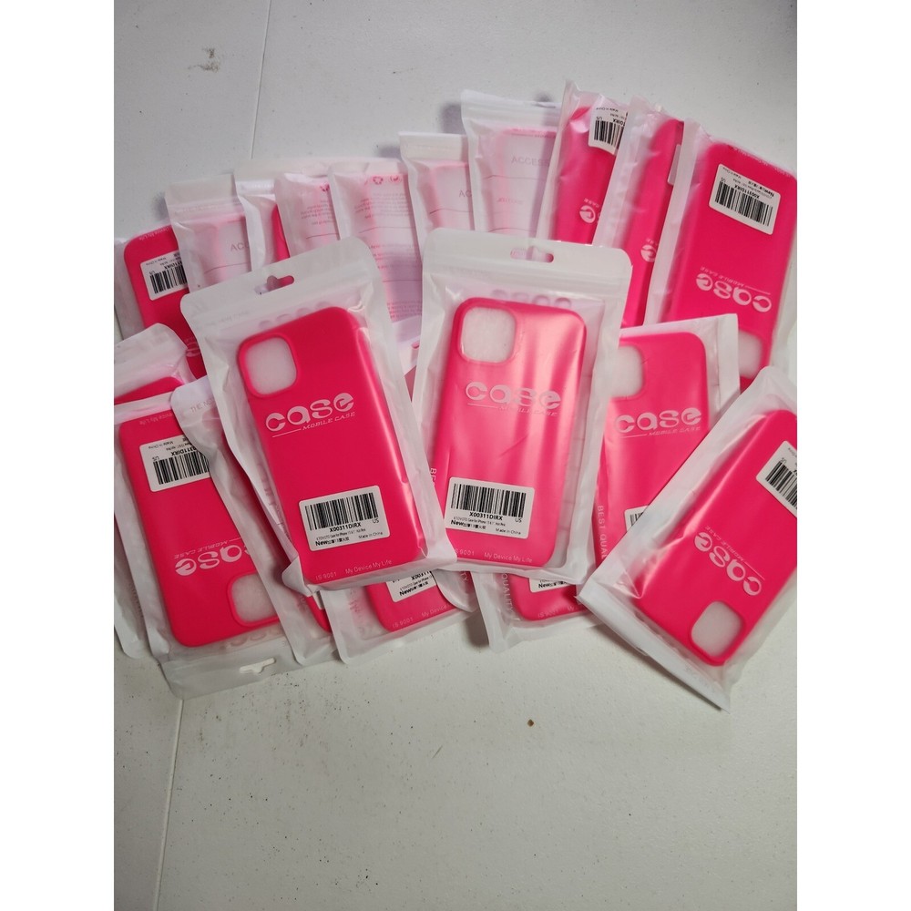 Compatible iPhone 13 6.1 Case – 20-Pack Bulk Lot (Hot Pink)