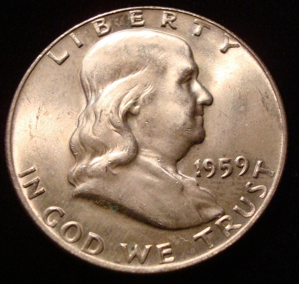 1959 FRANKLIN HALF DOLLAR