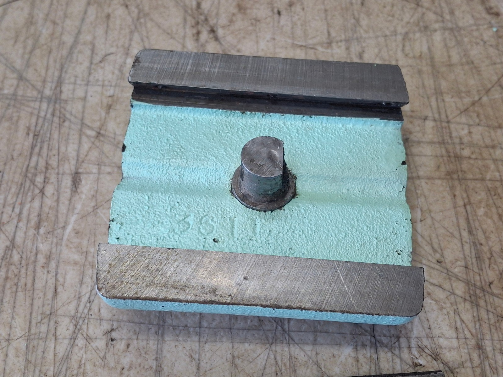 6" Lathe Atlas 618 Craftsman Compound Rest Tool Post Slide Swivel Base 3611 Gibb