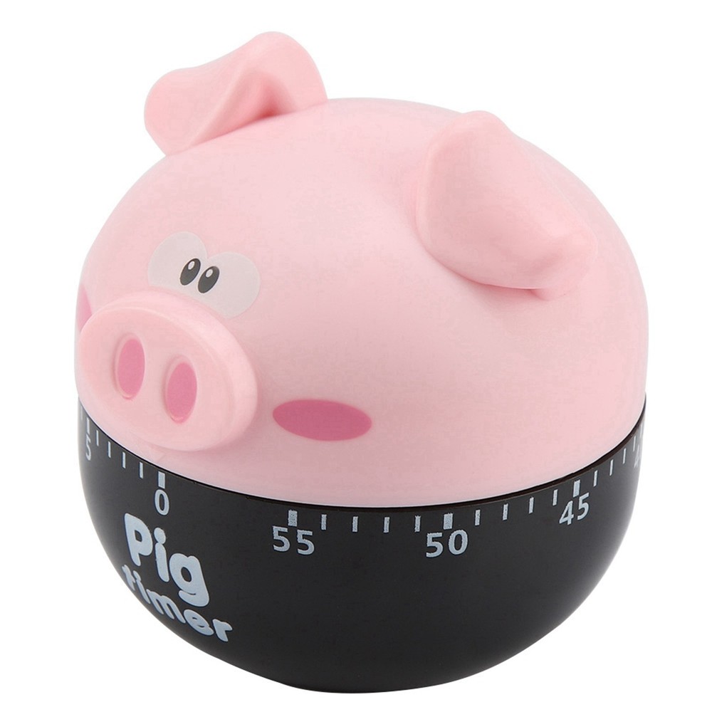 Cute Cartoon Pig Kitchen Timer For Cooking Timing Tool