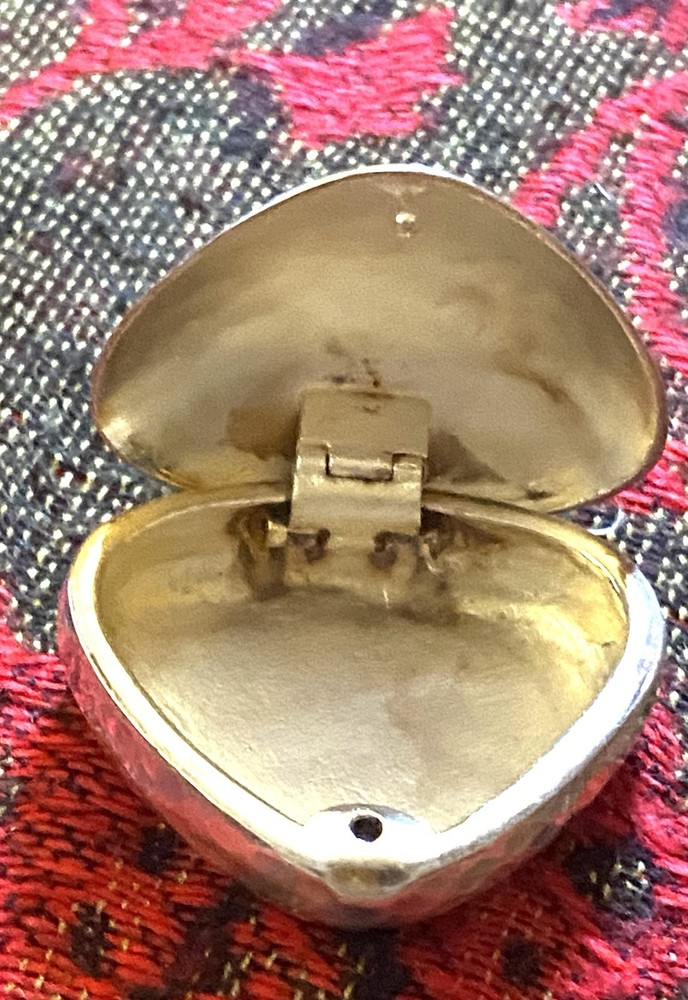 Tiffany&co Sterling Silver Pillbox Hammered