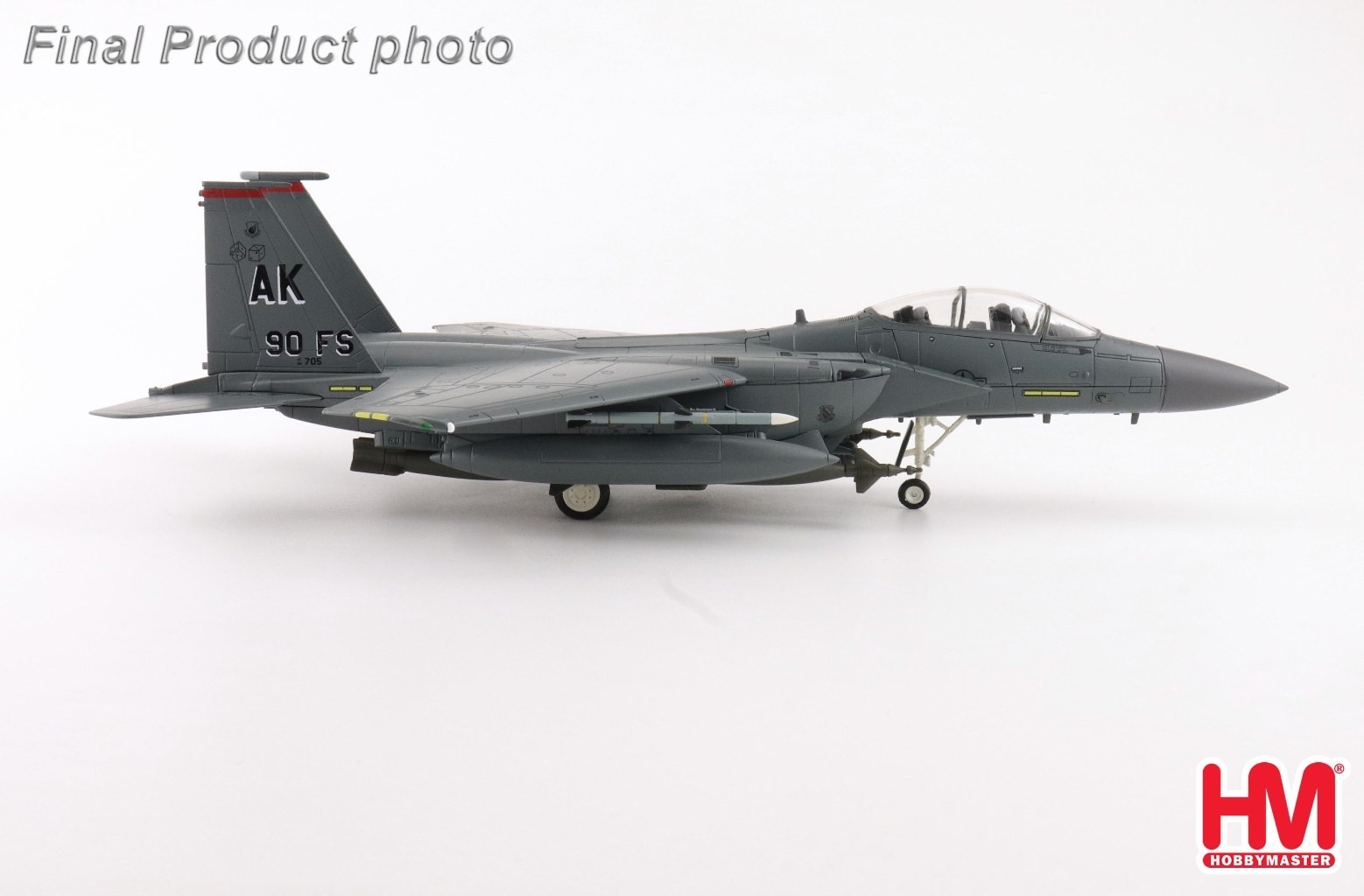 Hobby Master 1/72 F-15E Strike Eagle USAF 3rd WG, 90th FS Pair-O-Dice HA4576