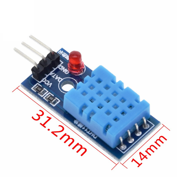 Smart Electronics DHT11 Temperature and Relative Humidity DHT11 Sensor Module