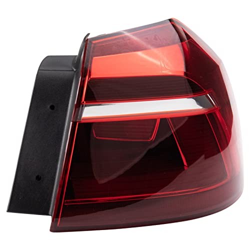 Passenger Side Outer Tail Light Assembly Compatible with 2017-2019 Volkswagen