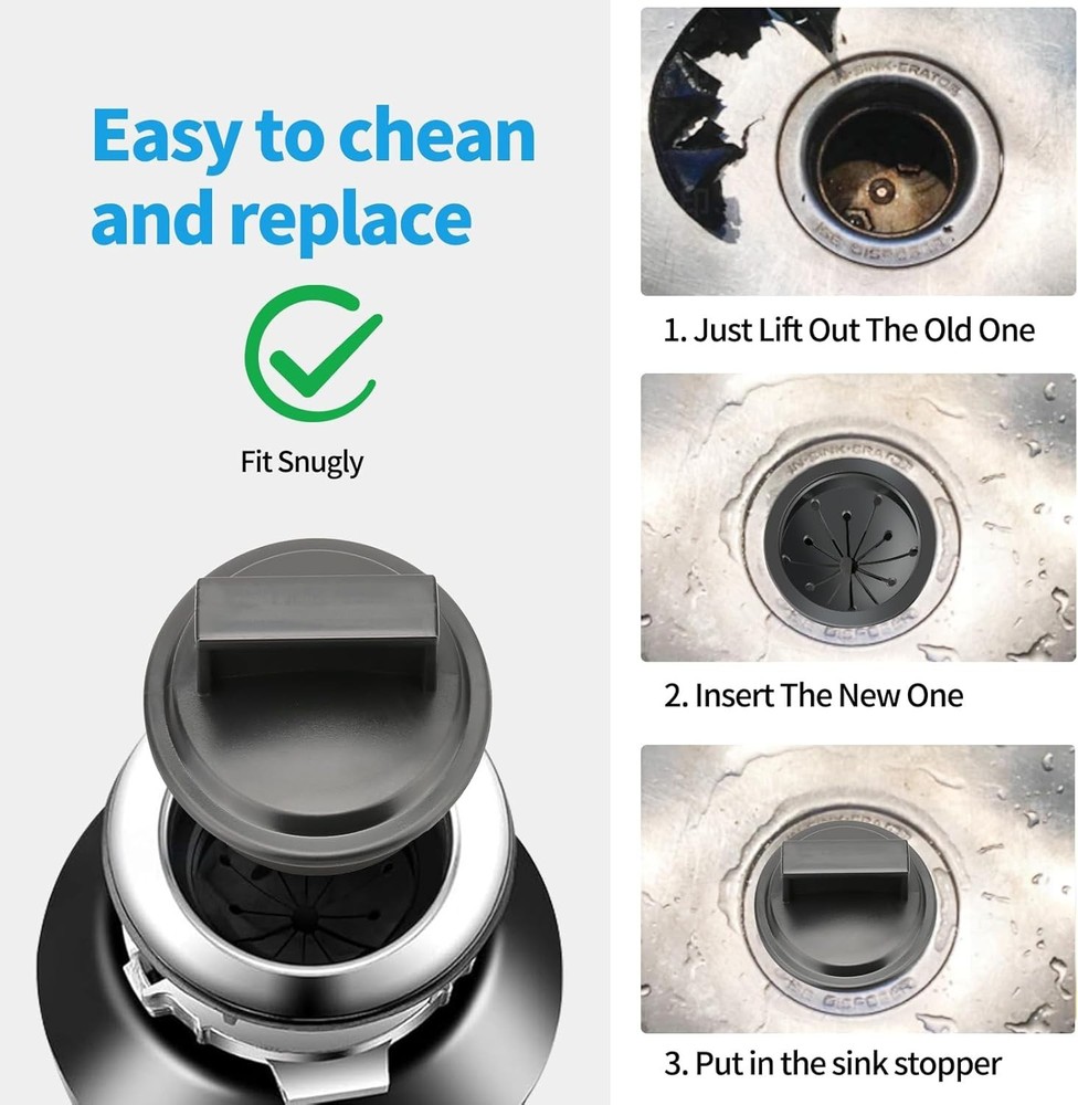 3-Inch Rubber Garbage Disposal Splash Guard for a Mess-Free Kitchen Experience