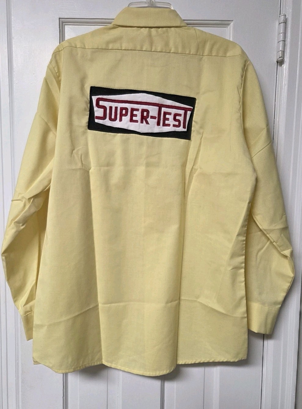 VINTAGE RARE SUPERTEST GASOLINE UNIFORM SHIRT GAS STATION MOTOR OIL