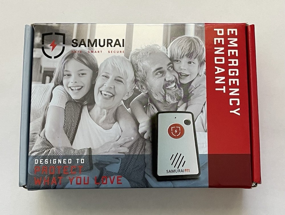 Samurai 911 Emergency Rechargeable Communication Pendant