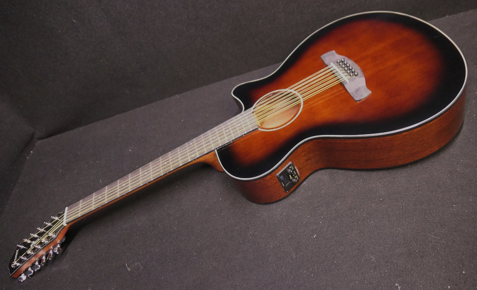 IBANEZ AEG5012 DVH 12 STRING Acoustic-Electric Active EQ VINTAGE SUNBURST