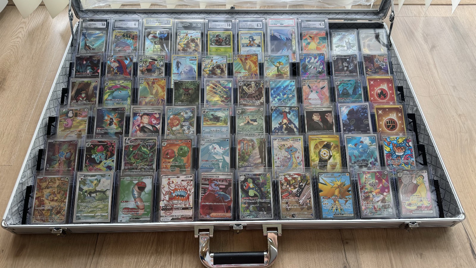 Display Case Card Riser Stands – Designed for 34” x 22” Display Cases Horizontal