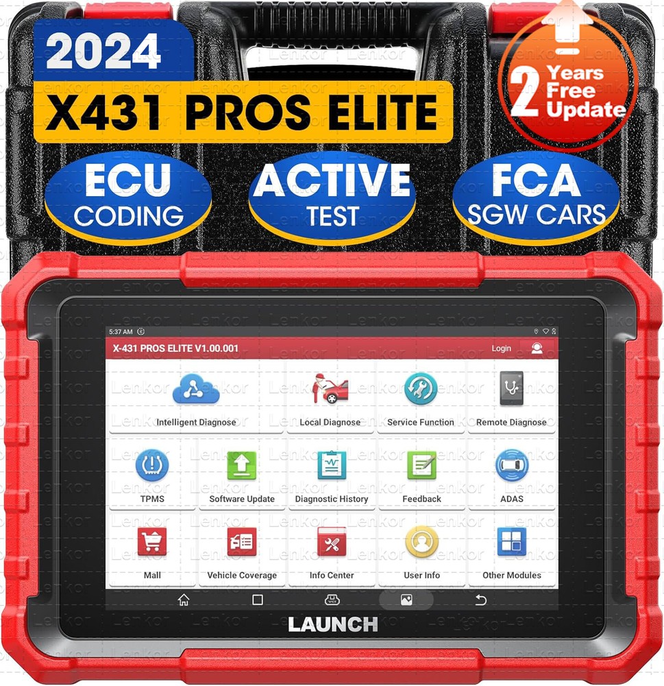 LAUNCH X431 Pros Elite V Pro3S+ Bidirectional Car Diagnostic Scanner Key Coding