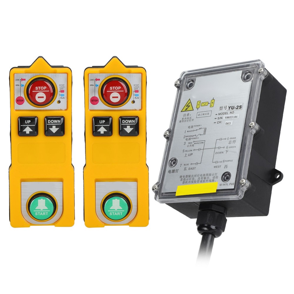 Remote Control Wireless Hoist Crane Remotes Controller For Bridge Cranes AC 220V