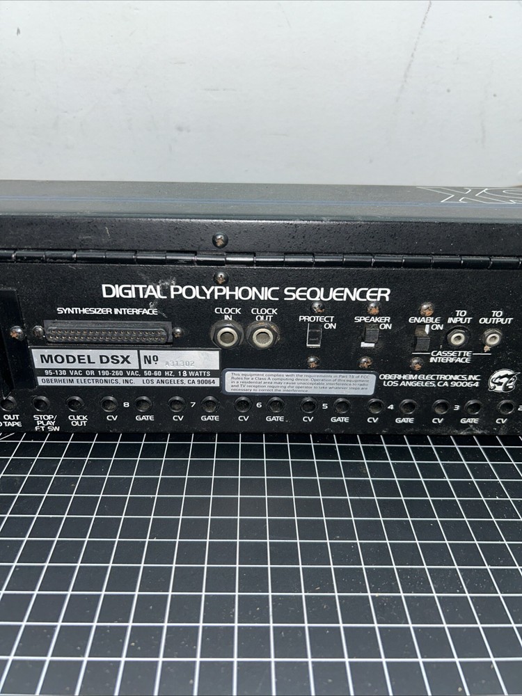 Oberheim DSX Digital Polyphonic Sequencer