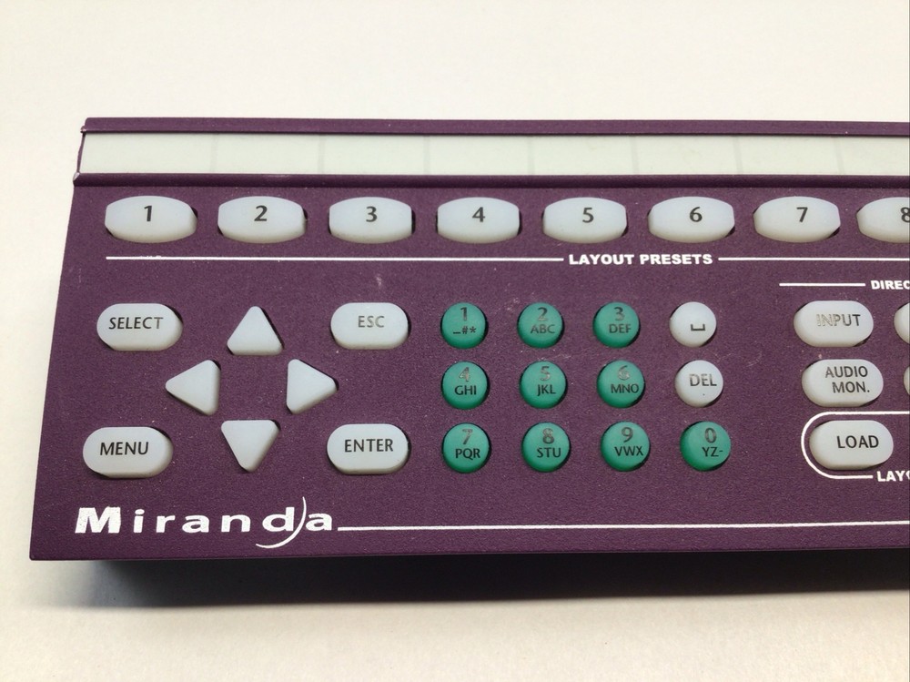 Miranda Kaleido-RCP Remote Control Panel Controller for Kaleido K2