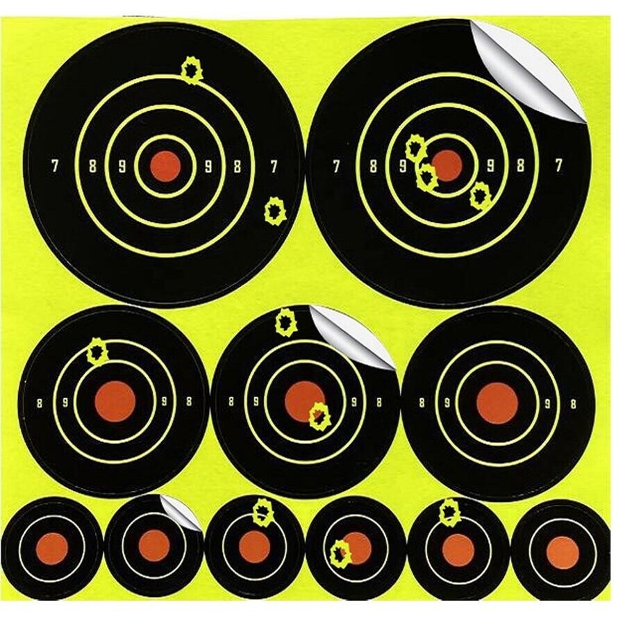 220 - Self Adhesive Splatter Reactive Shooting Target Stickers