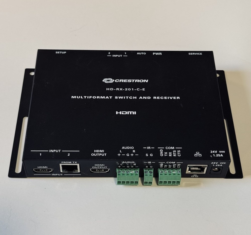 Crestron HD-RX-201 C-E Multiformat Switch and Reciever No AC Adapter
