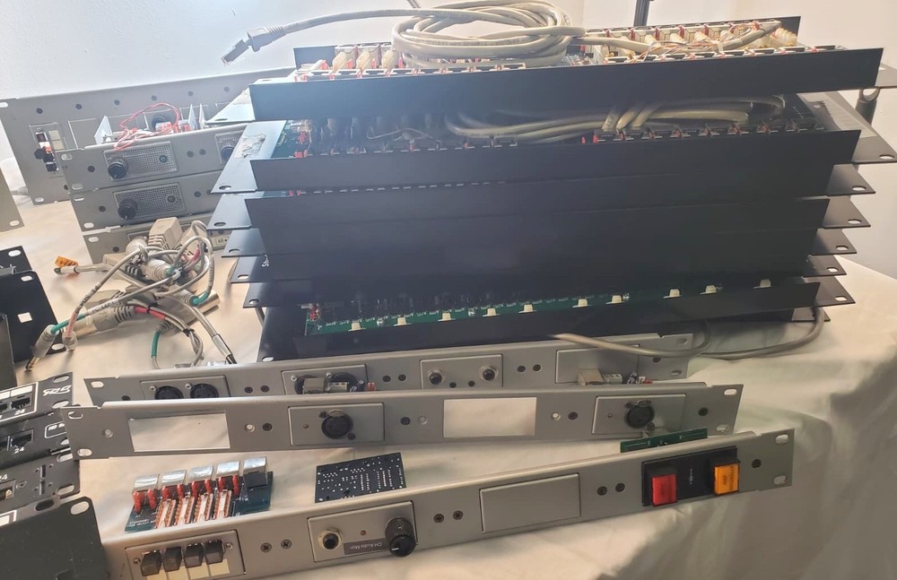 StudioHub Broadcast Audio System Lot Tested Rack Units Panels Modules CAT5