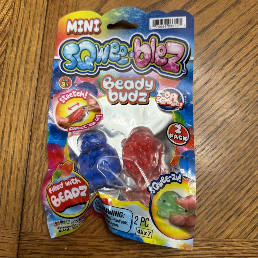 Mini Sqweeblez Beady Buds 2pack