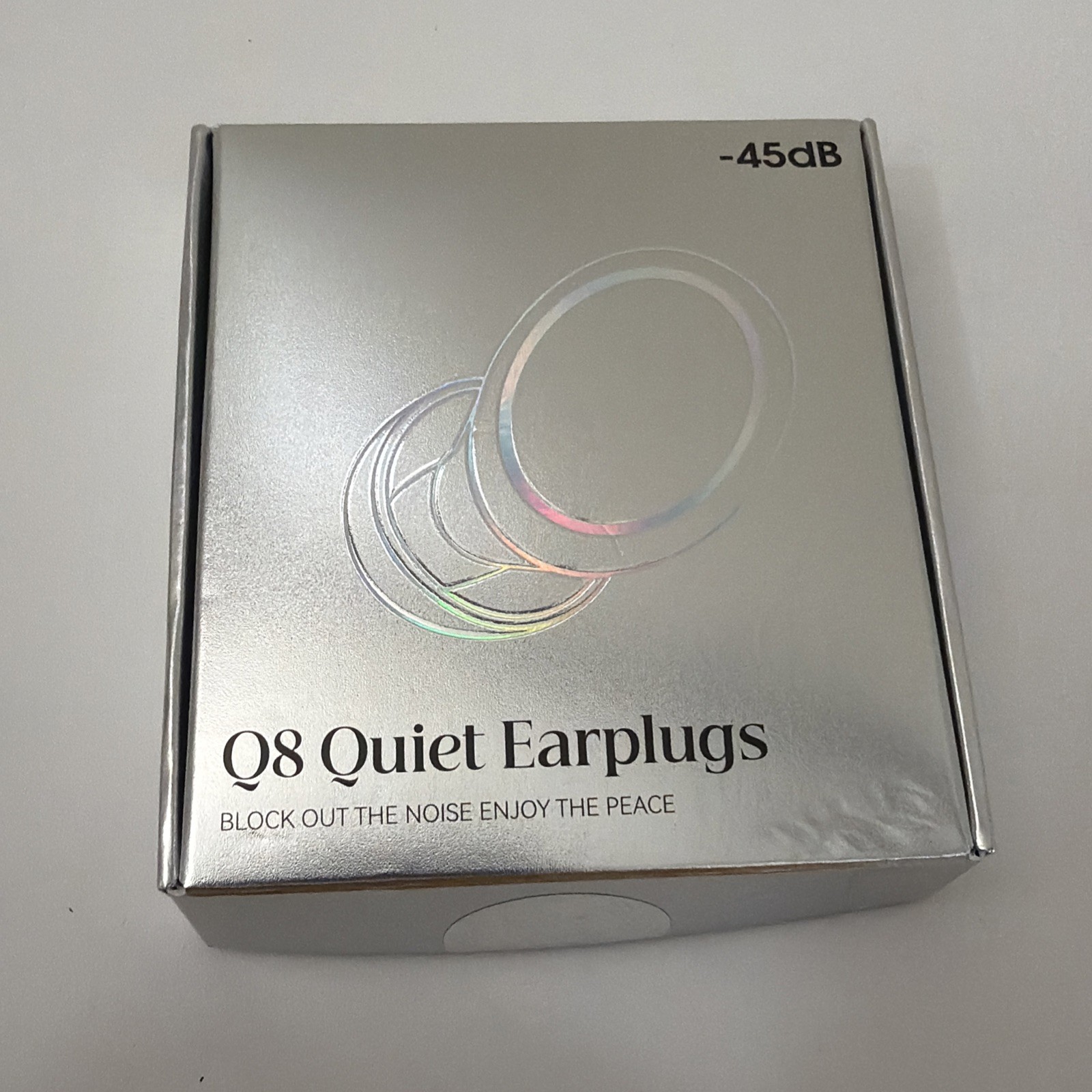Toapex~Q8 Quiet Earplugs -45dB Noise Reduction Sleeping Plugs w/Purple Case