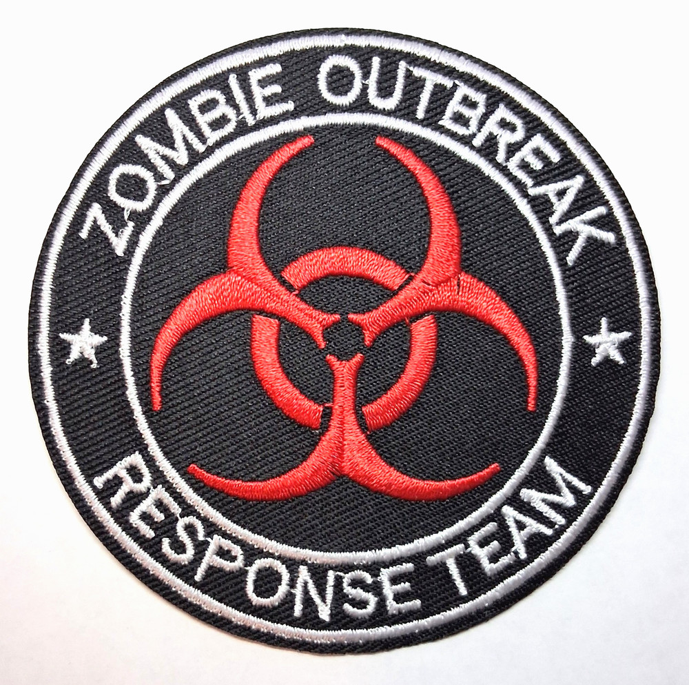 Zombie Outbreak Response Team 3" Patch - FREE Tracked US Shipping !