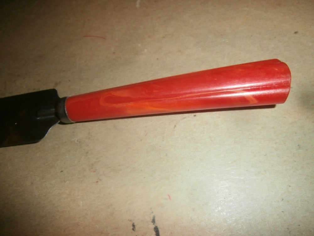 Vintage Bakelite Red Handle Frosting Spreader Kitchen Tool