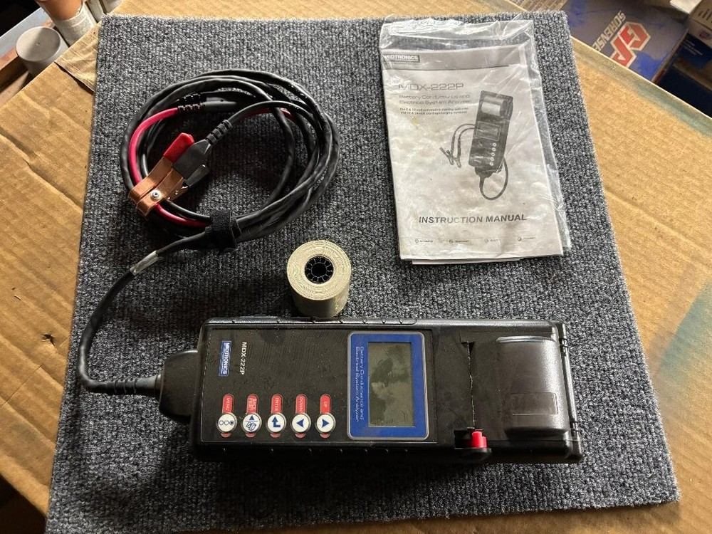 Midtronics 6/12V Battery, 12/24V Electrical System Analyzer MDX-222P