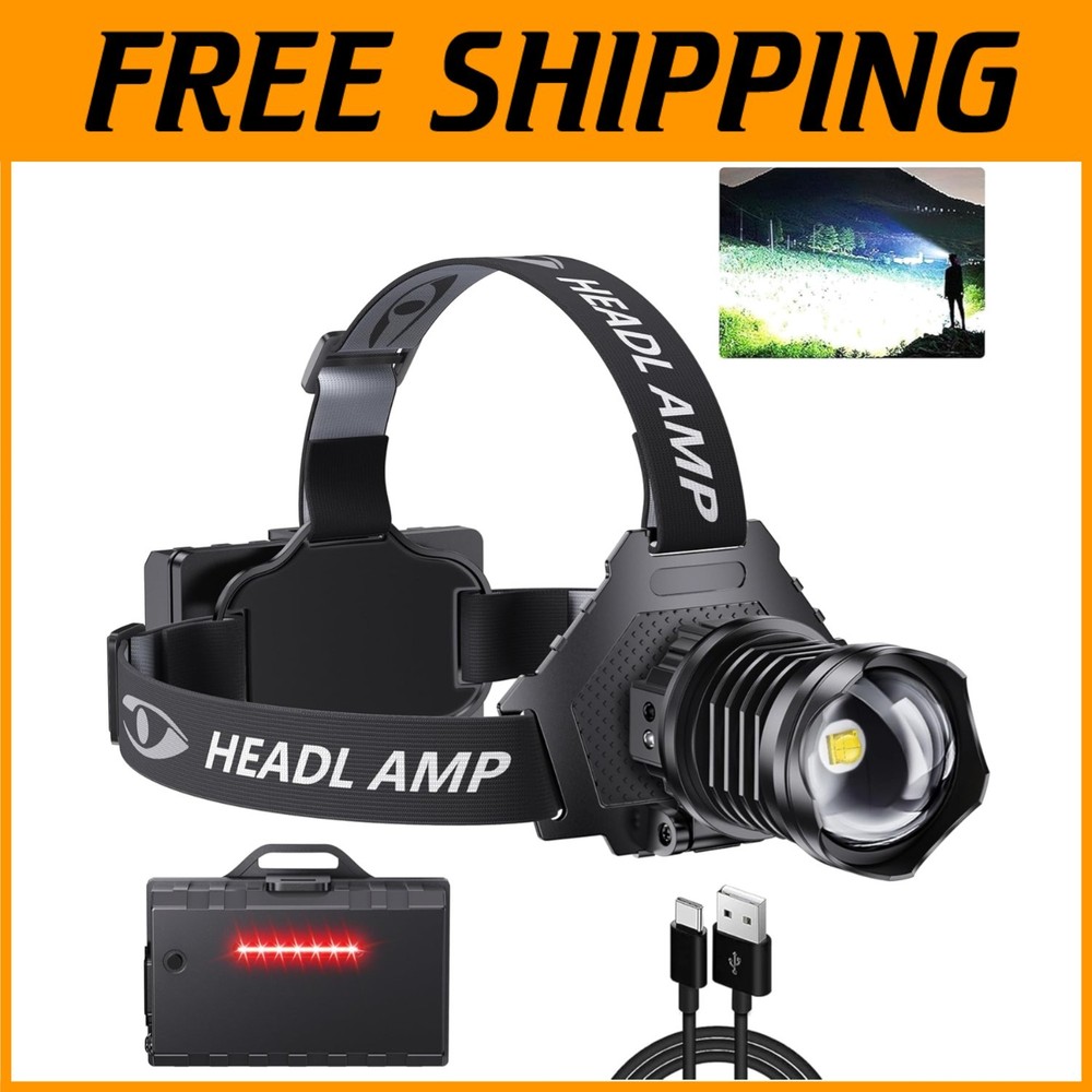 Durable Outdoor Headlamp, 5 Light Modes