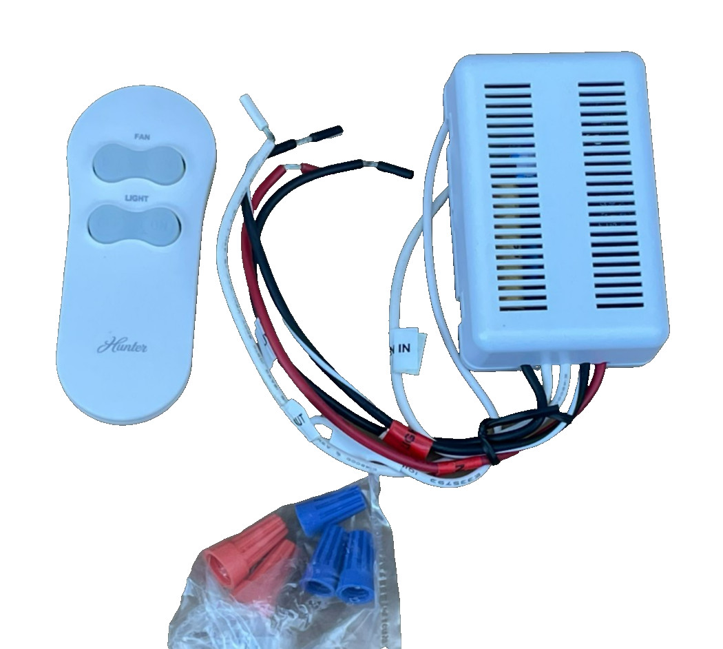 Hunter Wireless Ceiling Fan and Light Remote Control, 27157