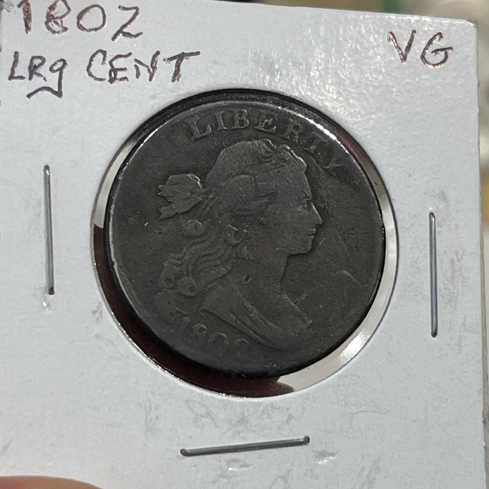 1802 Draped Bust Large Cent - US 1c Copper Coin