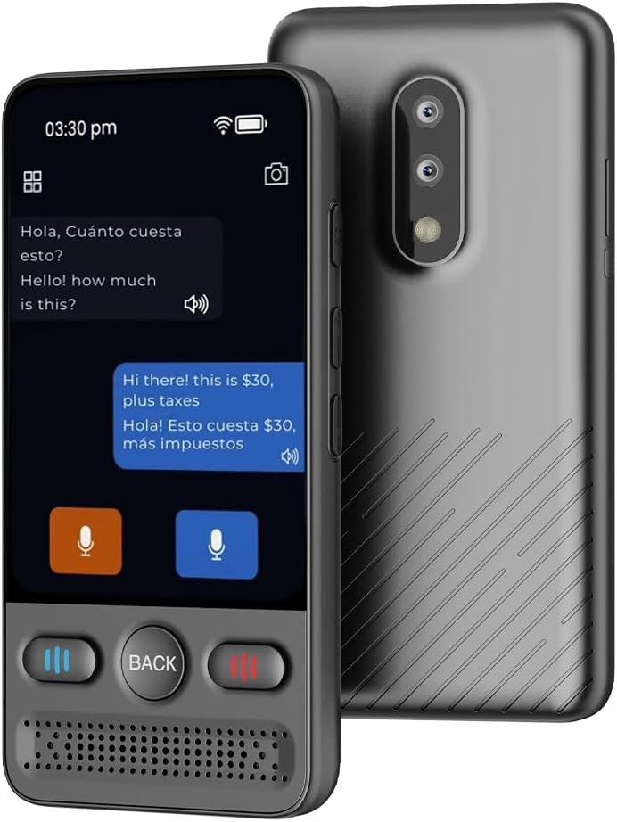 Language Translator Device, Voice/Text Bidirection Word Translator, 138 Language