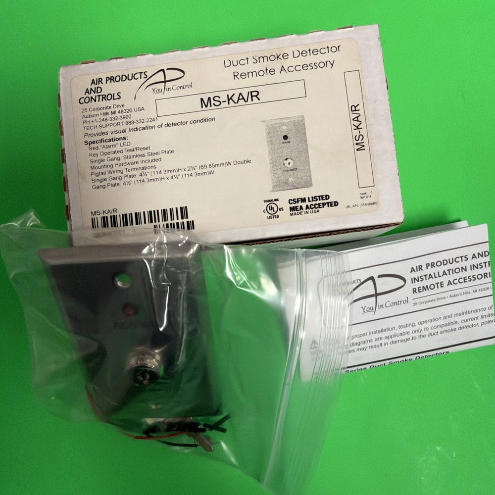 Duct Smoke Detector Remote Accessory MS-KA/R