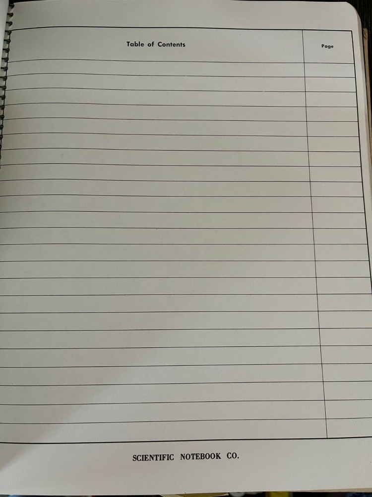 1960s MEGAPULSE INC Laboratory Scientific Notebook 96pp