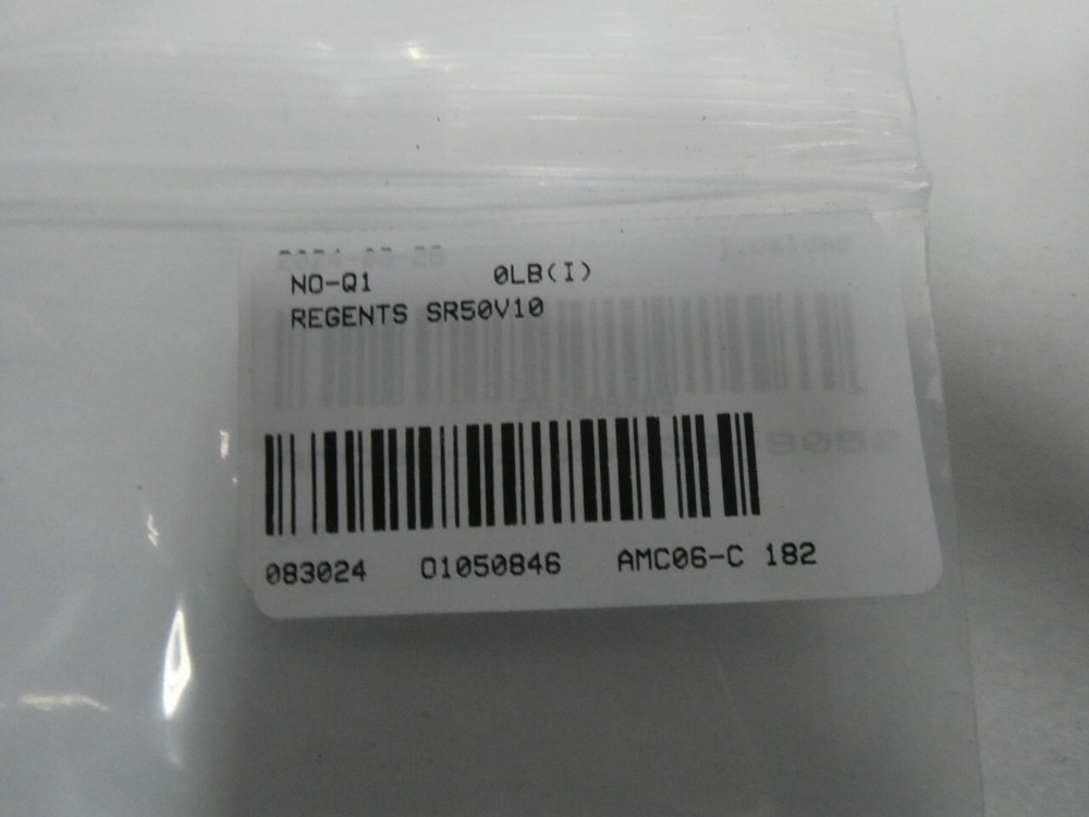 Regents SR510V10 Solid State Sensitive Relay 115v-ac