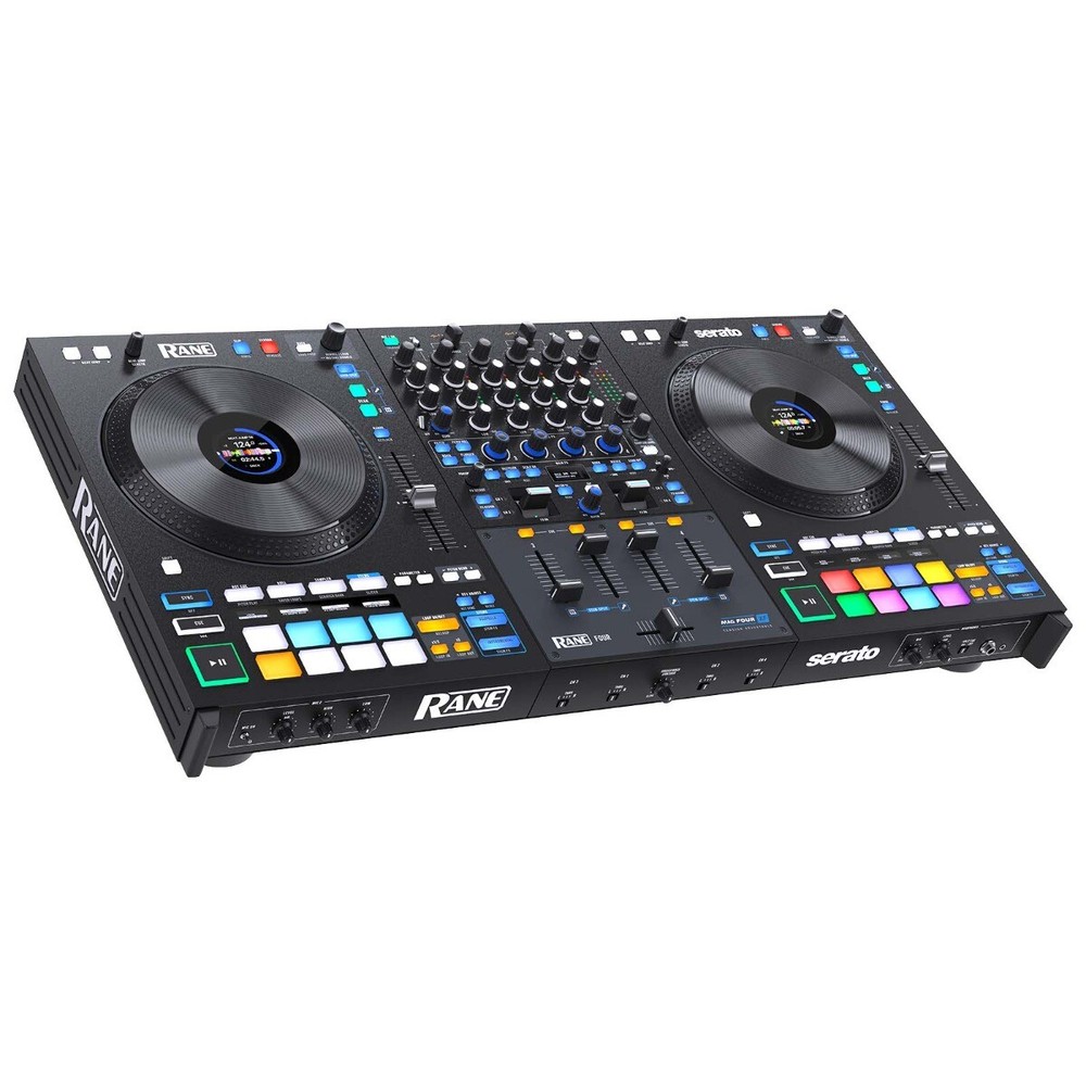 Rane FOUR Advanced 4 Channel Mixer Stems Serato DJ Controller w Case