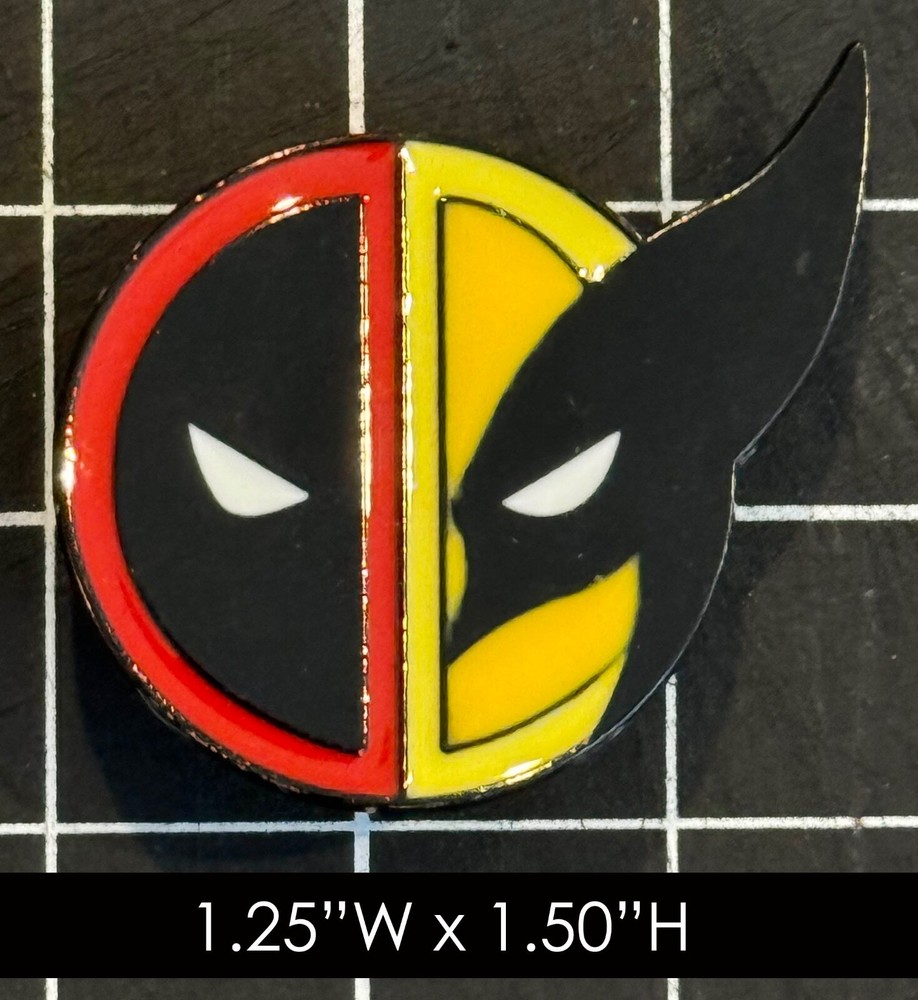 Marvel Deadpool & Wolverine Enamel Pins